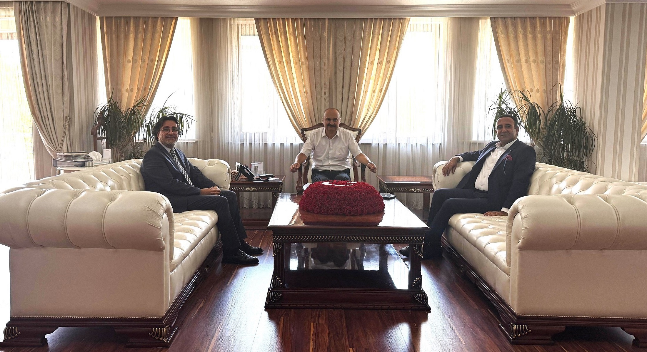 Vali Canalp, Tarım Kredi Kooperatifleri heyetini kabul etti