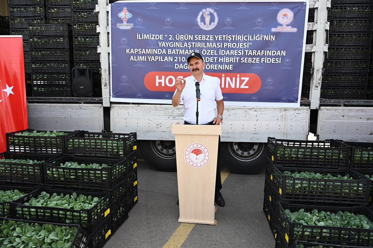Vali Canalp: Batman Tarımda Yeni Bir Döneme Giriyor