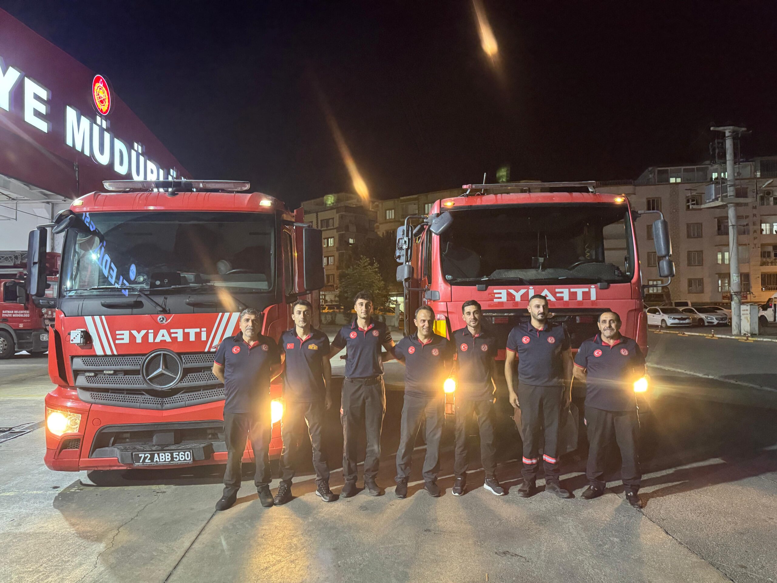 Hatay’daki yangınlara destek olmak için gittiler