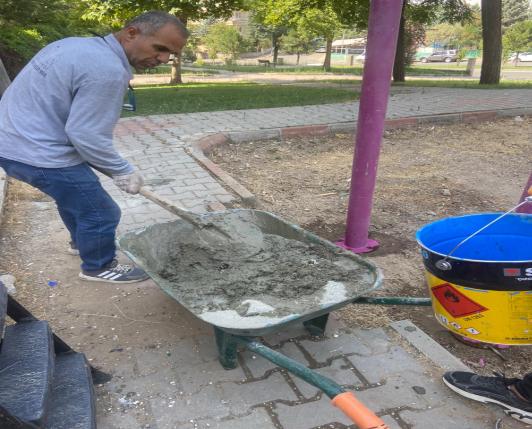 Yeşil alanlar kapsamlı bakımdan geçirildi