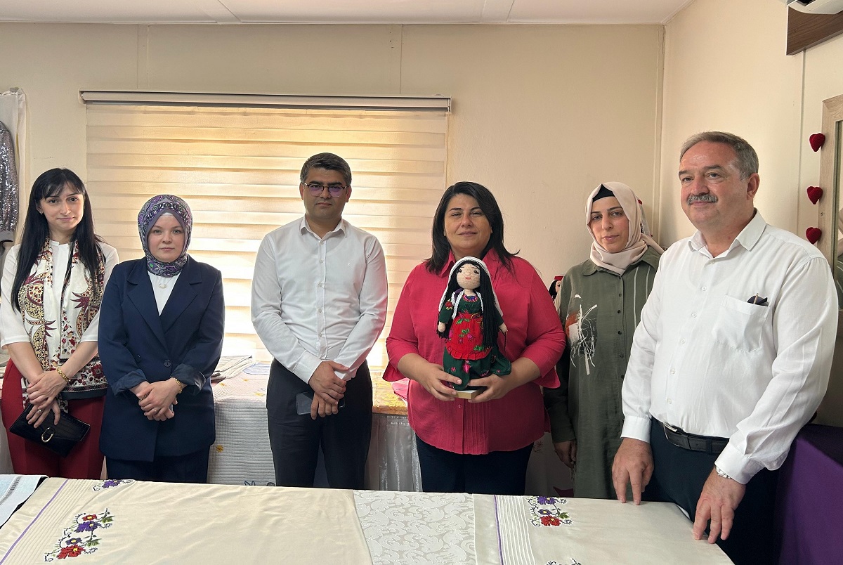 Dr. Ayten Canalp, ÇATOM’da kadınlara yönelik projeleri inceledi