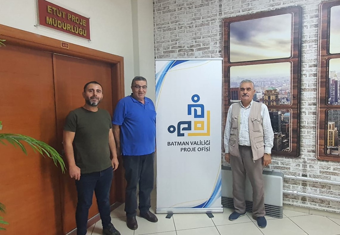 Batman Gazetecilerinden Proje Ofisine Ziyaret