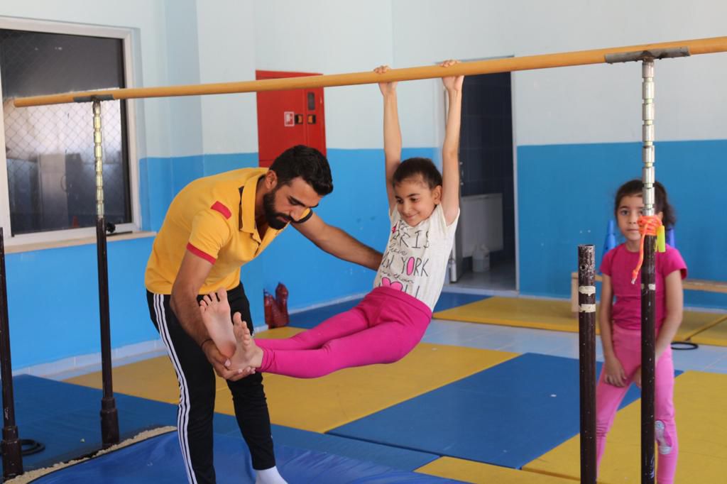 Minekler için Cimnastik kursu açıldı