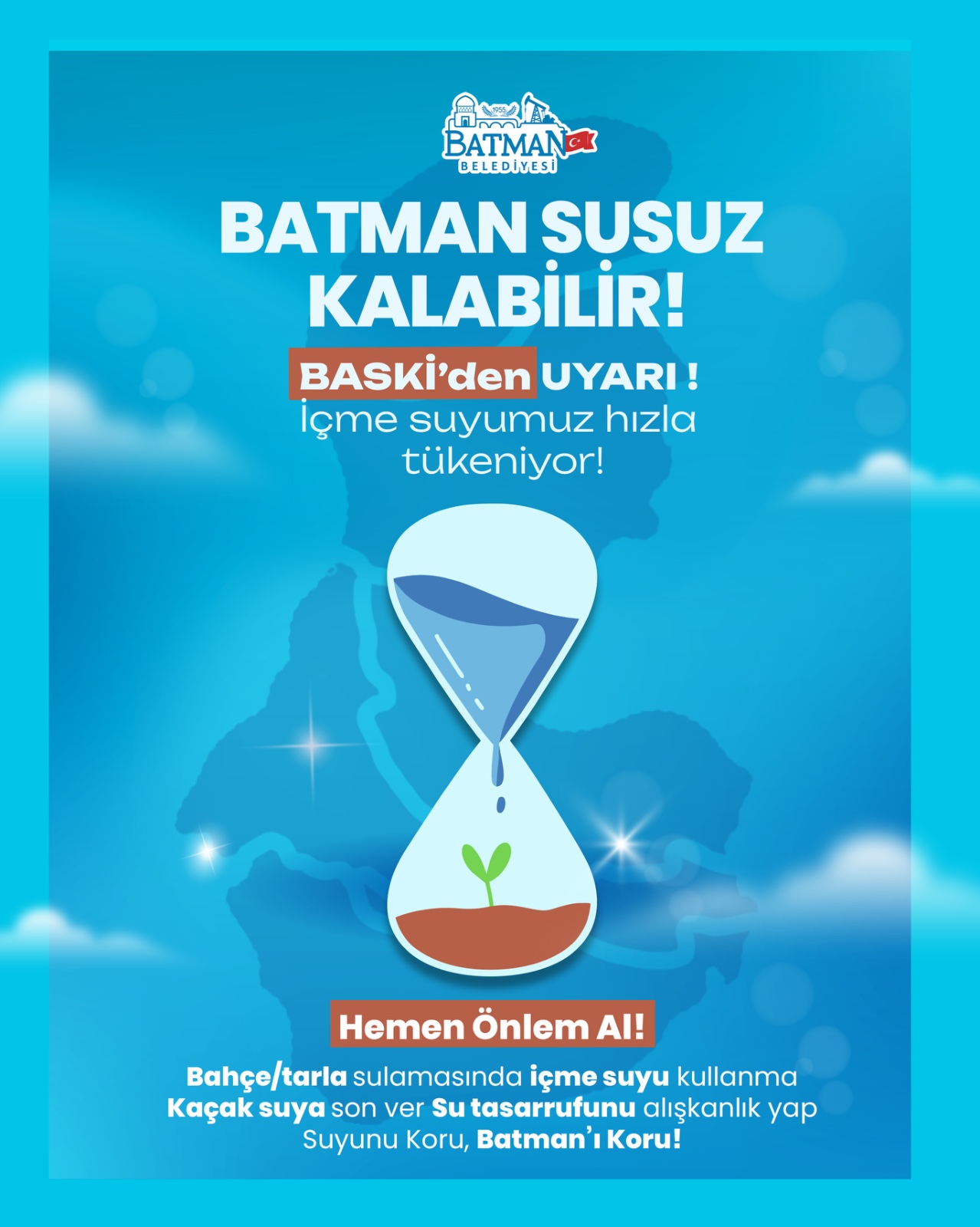 BASKİ’den kritik uyarı: “Böyle giderse susuzlukla karşı karşıya kalabiliriz”