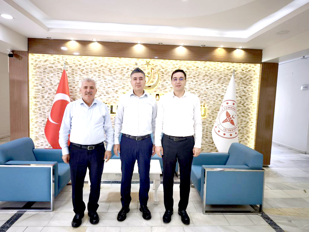 Kaymakam Öztaş ve Başkan Günaydın’dan Sağlık Müdürüne Ziyaret