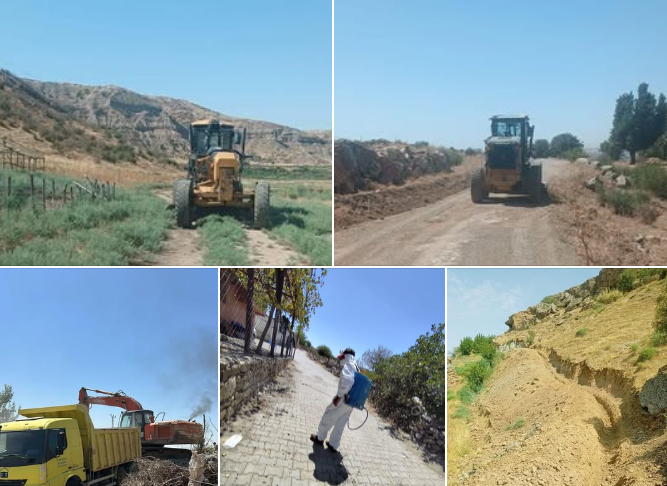 Kozluk’ta Köylerde Çalışmalar Aralıksız Sürüyor