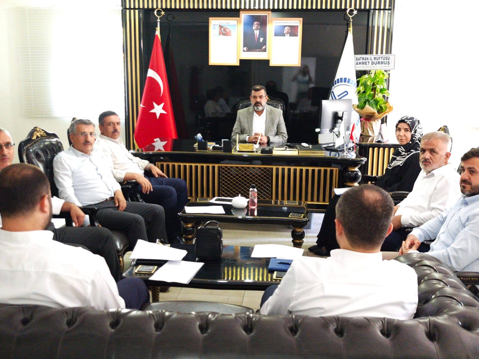 Ağustos Ayı İlçe Müftüleri İstişare Toplantısı Sason’da Gerçekleştirildi