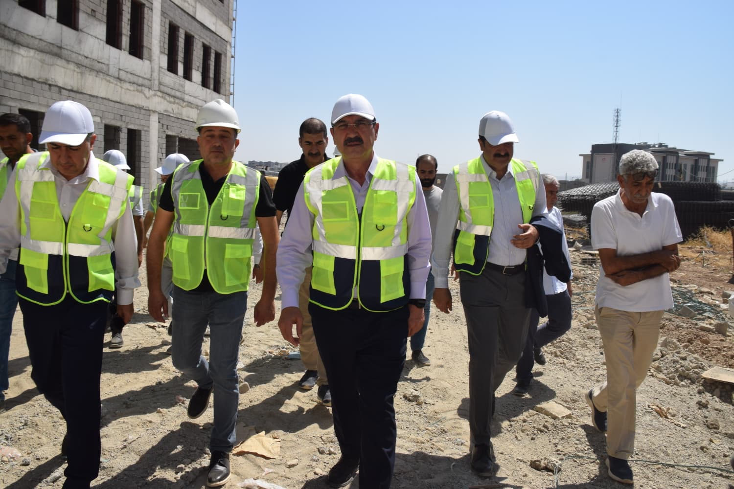 500 Yataklı Yeni Devlet Hastanesinde Fiziki ilerleme %70