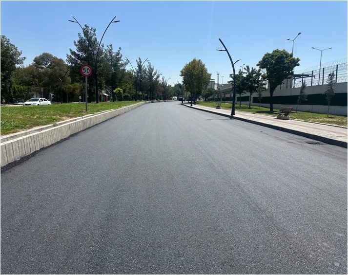 Özgürlük Bulvarı’ndaki çalışmalarda sona doğru