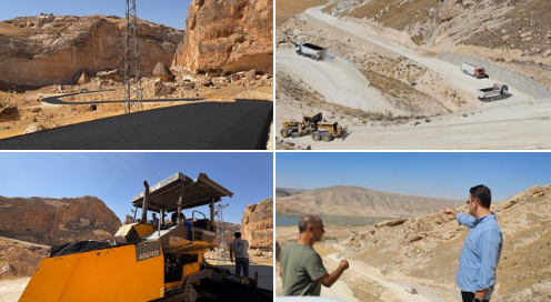 Kaymakam İmrak, Asfaltlama Çalışmalarını İnceledi