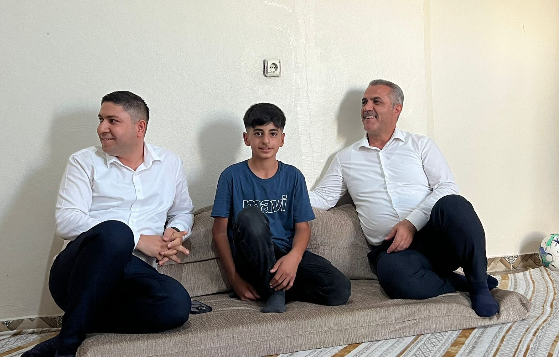 AK Parti İl Başkanı Şansi, Altın Kalpli Ömer Çoban ve Ailesini Ziyaret Etti