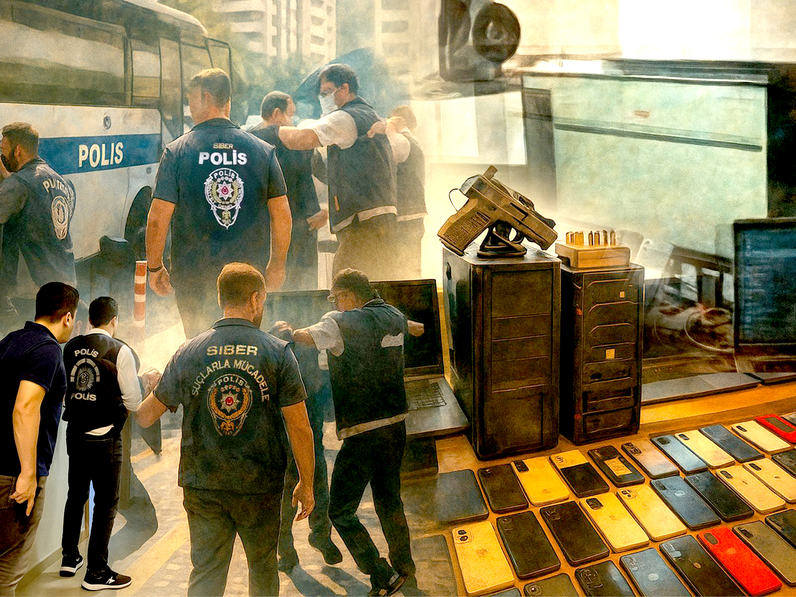 Batman Dahil 44 İlde Siber Operasyon: 214 Şüpheli Yakalandı