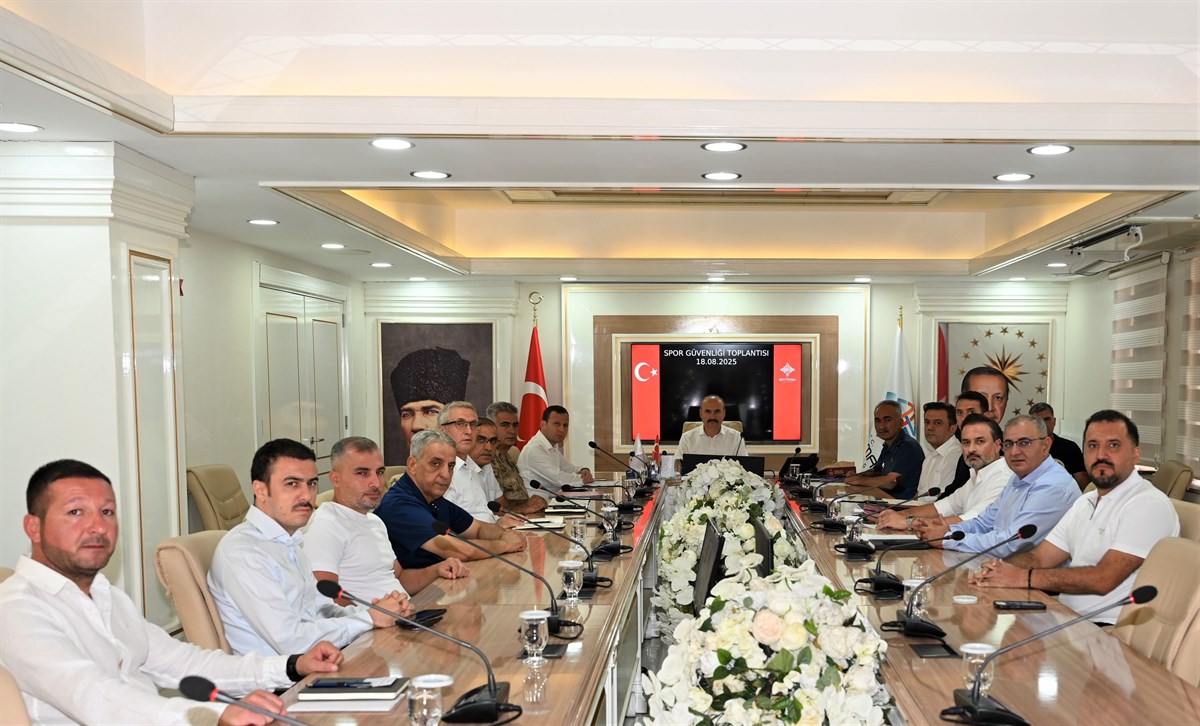 İl Spor Güvenlik Kurulu Toplantısı Vali Canalp Başkanlığında Yapıldı