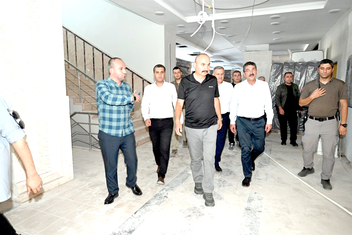 Vali Canalp Termal Otel’de İncelemelerde Bulundu