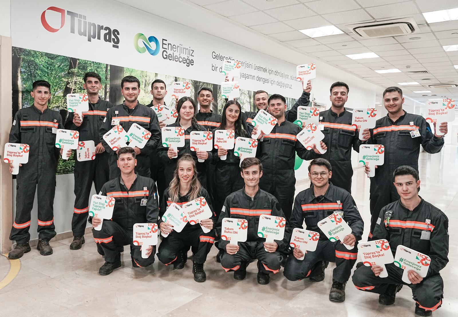 TÜPRAŞ Staj Programı Mezunlarını Verdi