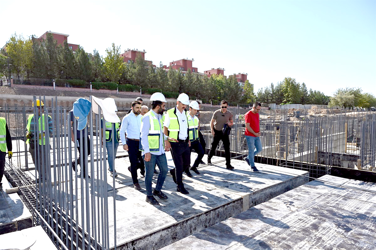 Yeni Hükümet Konağı İnşaatında İnceleme