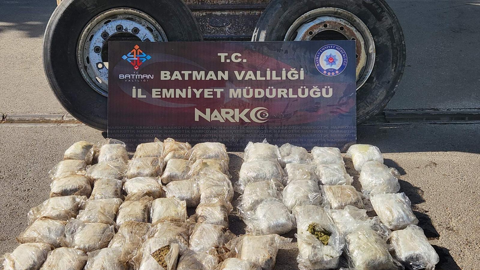 Batman’da Narkotik Operasyonu: 27,45 Kilo Skunk Ele Geçirildi