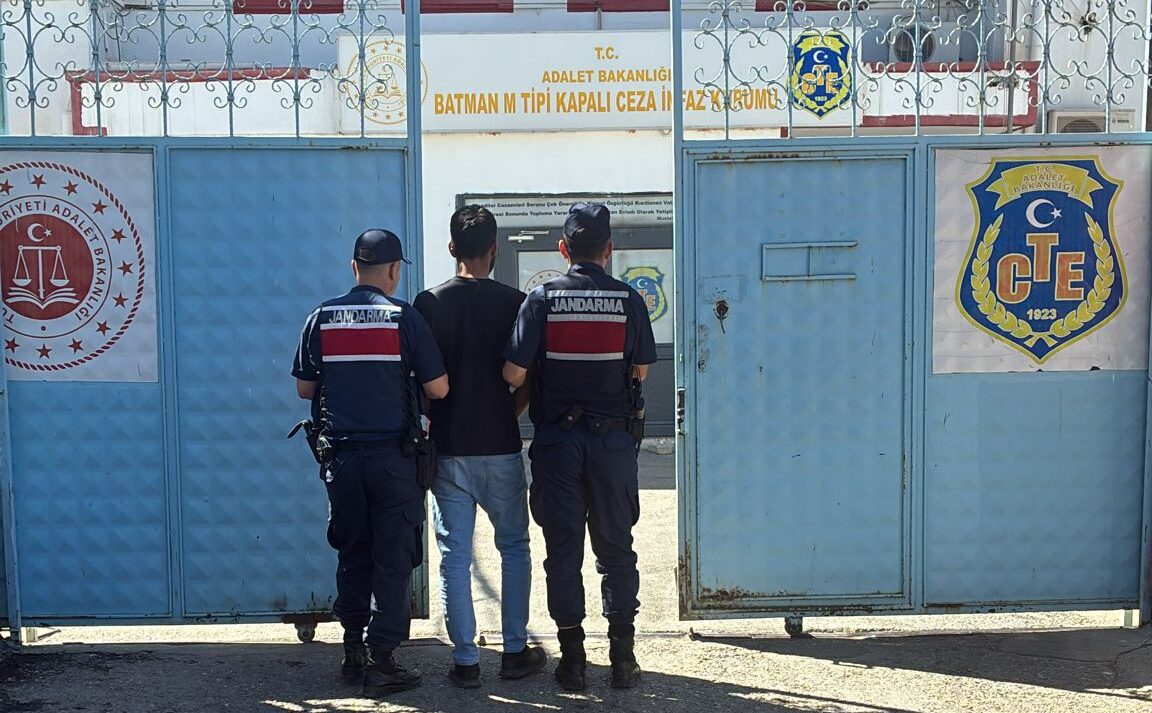 27 Yıl Hapis Cezası Bulunan Dolandırıcı Batman’da Yakalandı