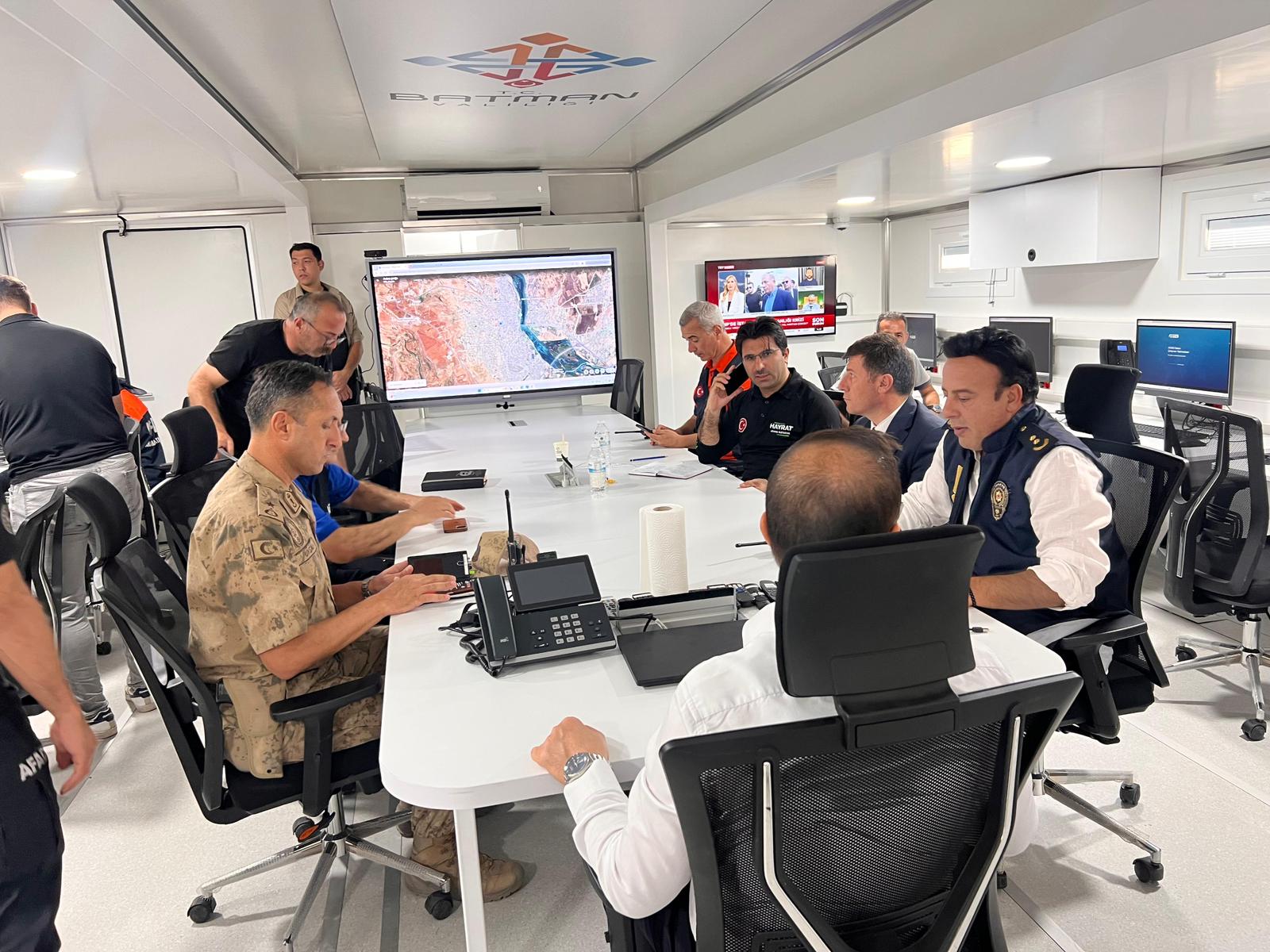 BatmanMobil Koordinasyon Aracı Cizre’deki Deprem tatbikatında görev aldı