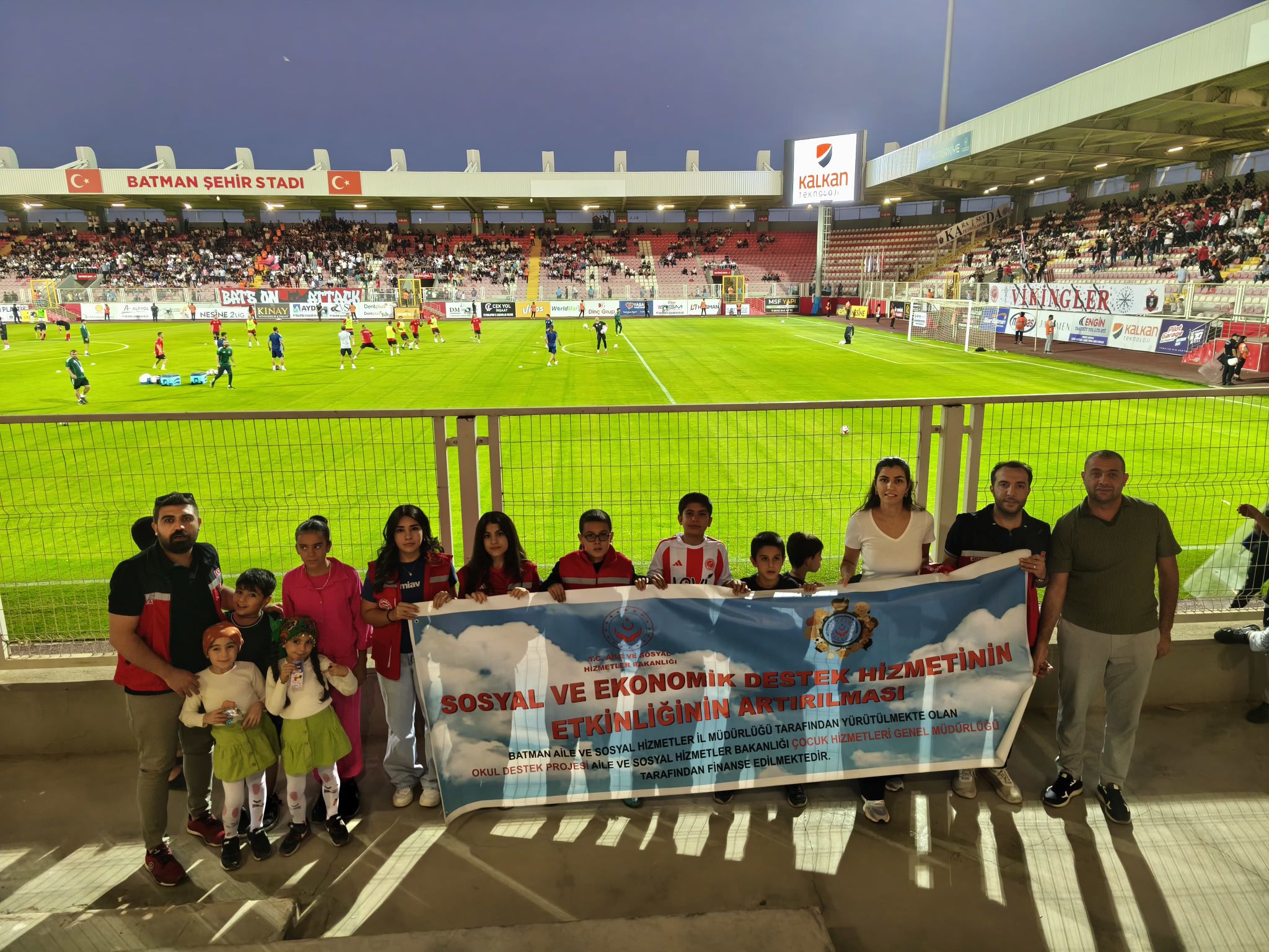 Çocuklara Tribünde Moral Etkinliği