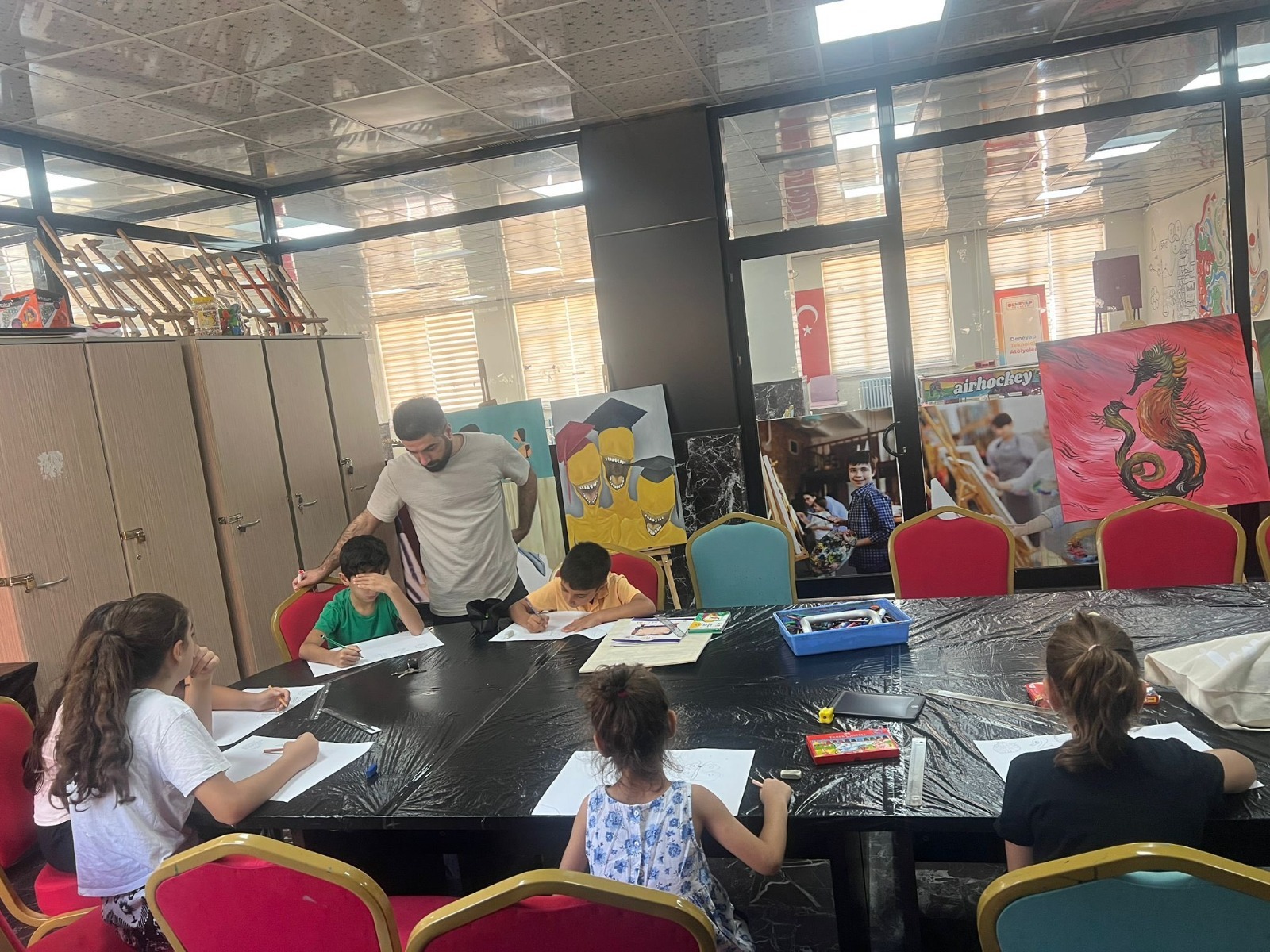 Batman Gençlik Merkezlerinde Resim Kursları Başladı