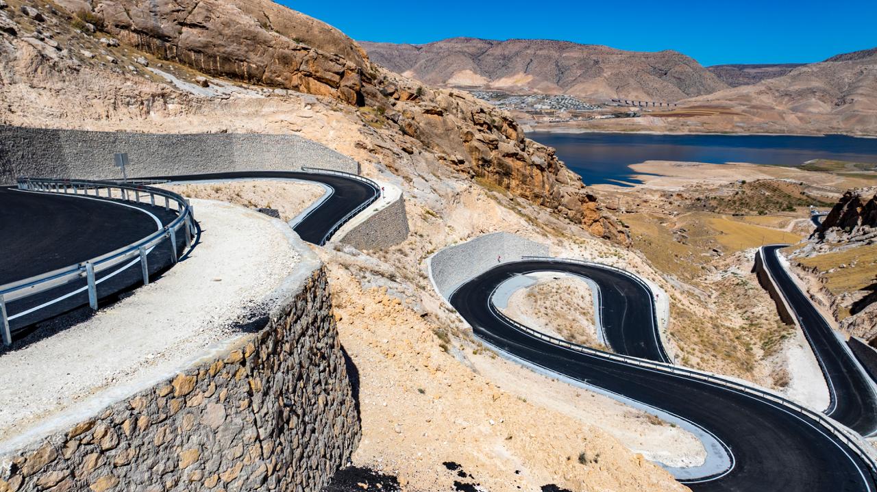 Şaab Vadisi Yolunda Çizgi Çalışmaları tamamlandı