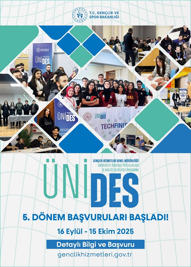 ÜNİDES 5. ve 6. Dönem başvuruları başladı