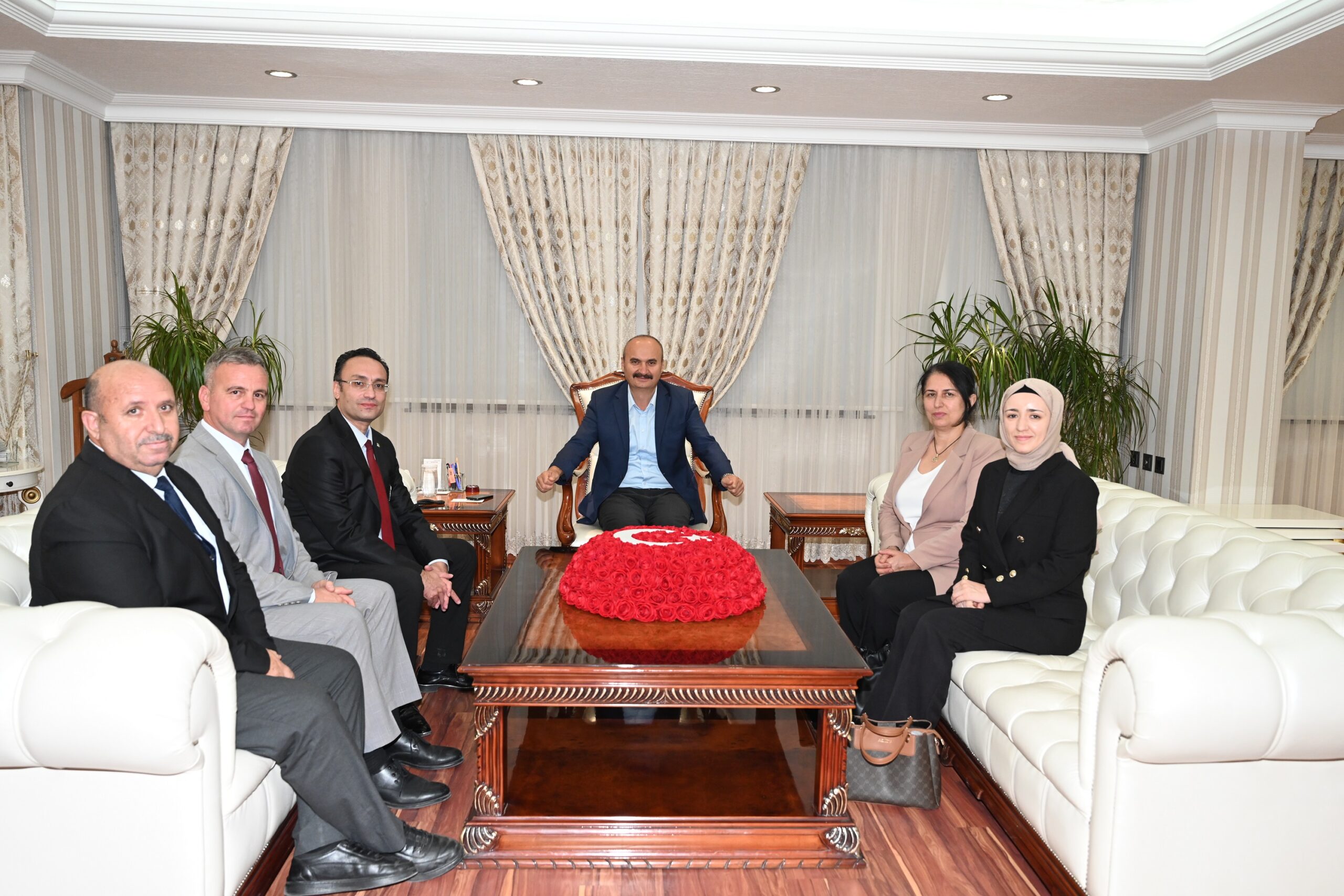 İçişleri Bakanlığı Güvenlik Korucuları Daire Başkanlığı Heyeti’nden Vali Ekrem Canalp’e Ziyaret