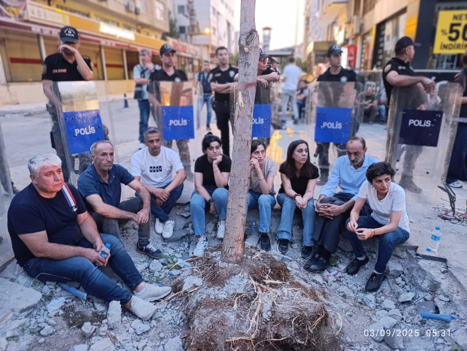 Batman’da Ağaç Sökümü Gerilimi : Belediye “Taşıyoruz” dedi