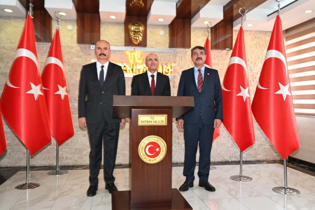Hazine ve Maliye Bakanı Mehmet Şimşek Batman’da