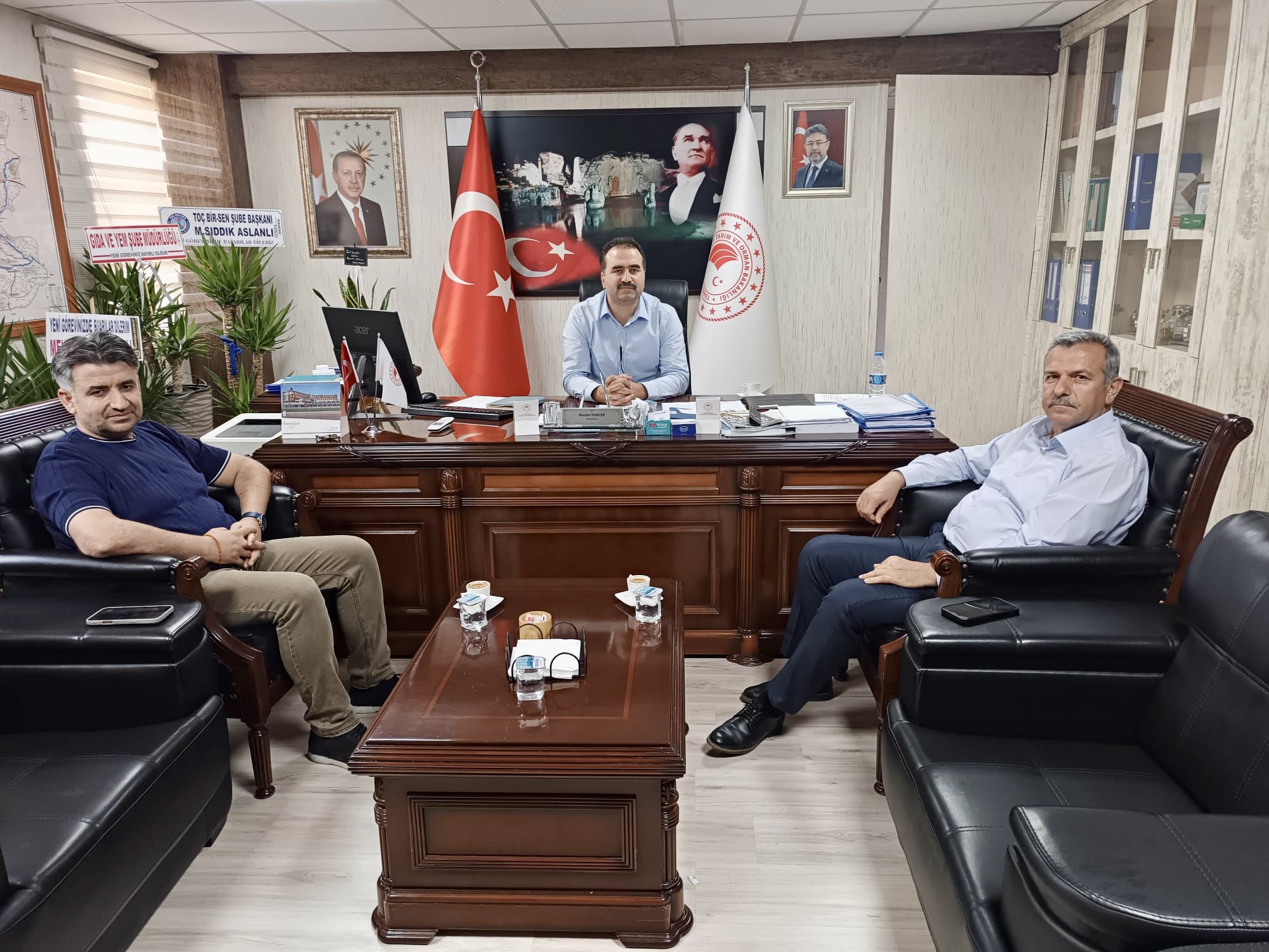 Başkan Işık’tan Batman İl Tarım ve Orman Müdürü Tuncer’e Ziyaret