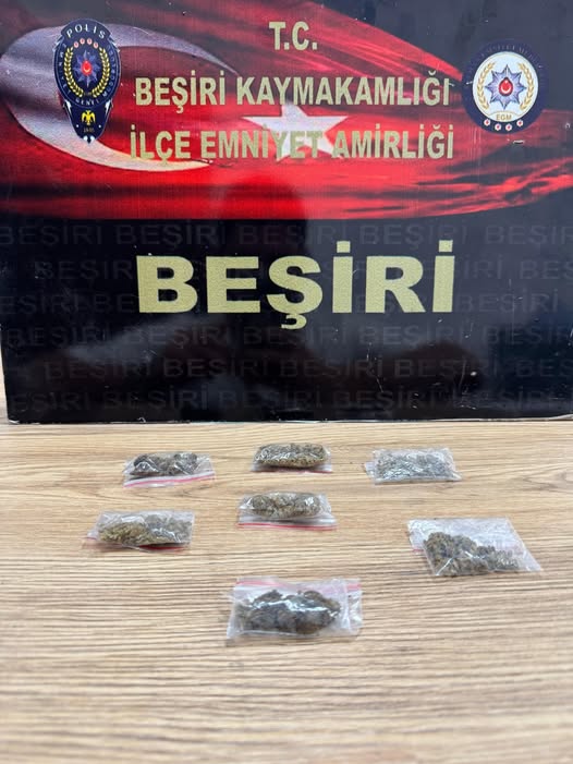 Beşiri’de Uyuşturucu Operasyonu