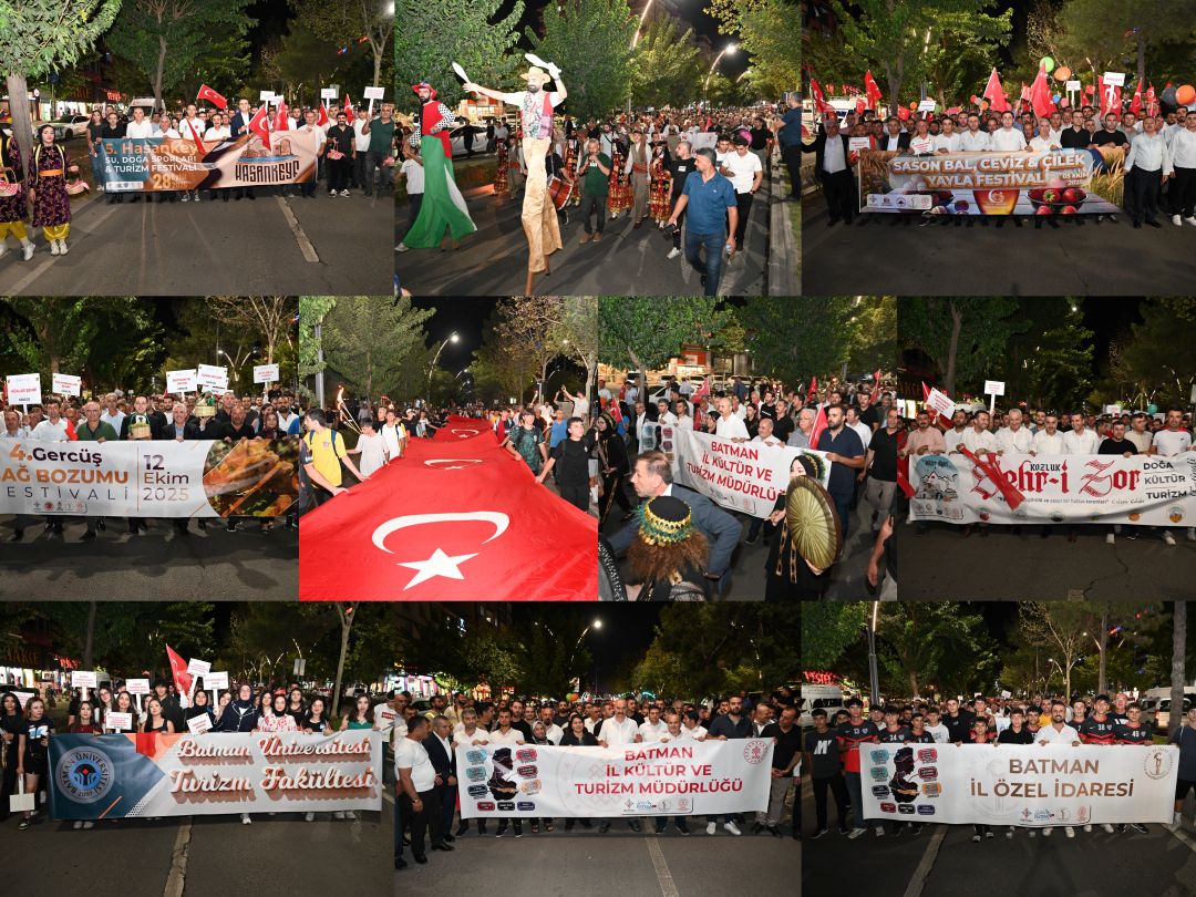 Festivaller Coşkusu Kortej Yürüyüşü ile Başladı