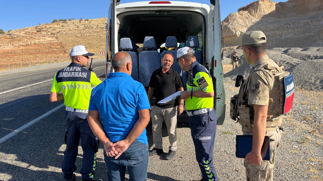 Gerçüş’te taşımalı eğitimde güvenlik denetimi