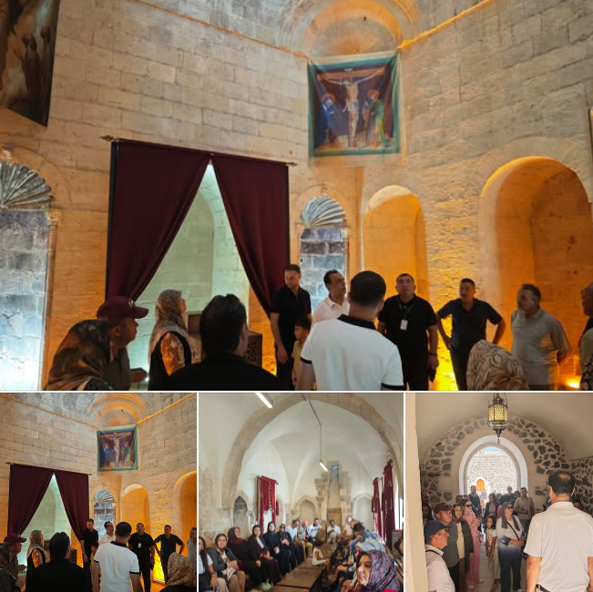 Turist Kafileleri Mor Kuryakos Manastırı’na Akın Etti