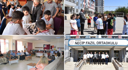 İl Milli Eğitim Müdürü Ciğer’den Necip Fazıl Ortaokulu’na Ziyaret