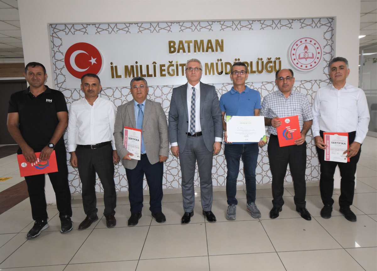 Batman’da 5 Okula kalite belgesi