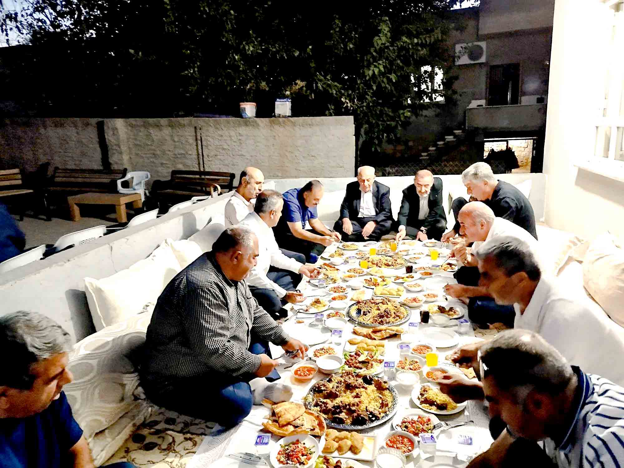 Recebanlılar yer sofrasında buluştu