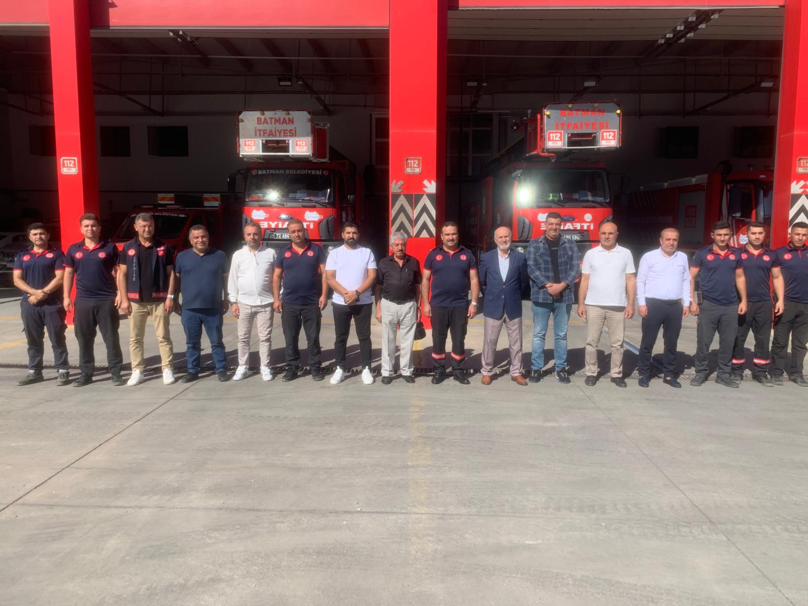 Saadet Partisinden İtfaiyecilere Ziyaret