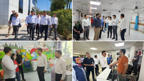 İl Sağlık Müdürü Solmaz’dan Hastanelere Ziyaret
