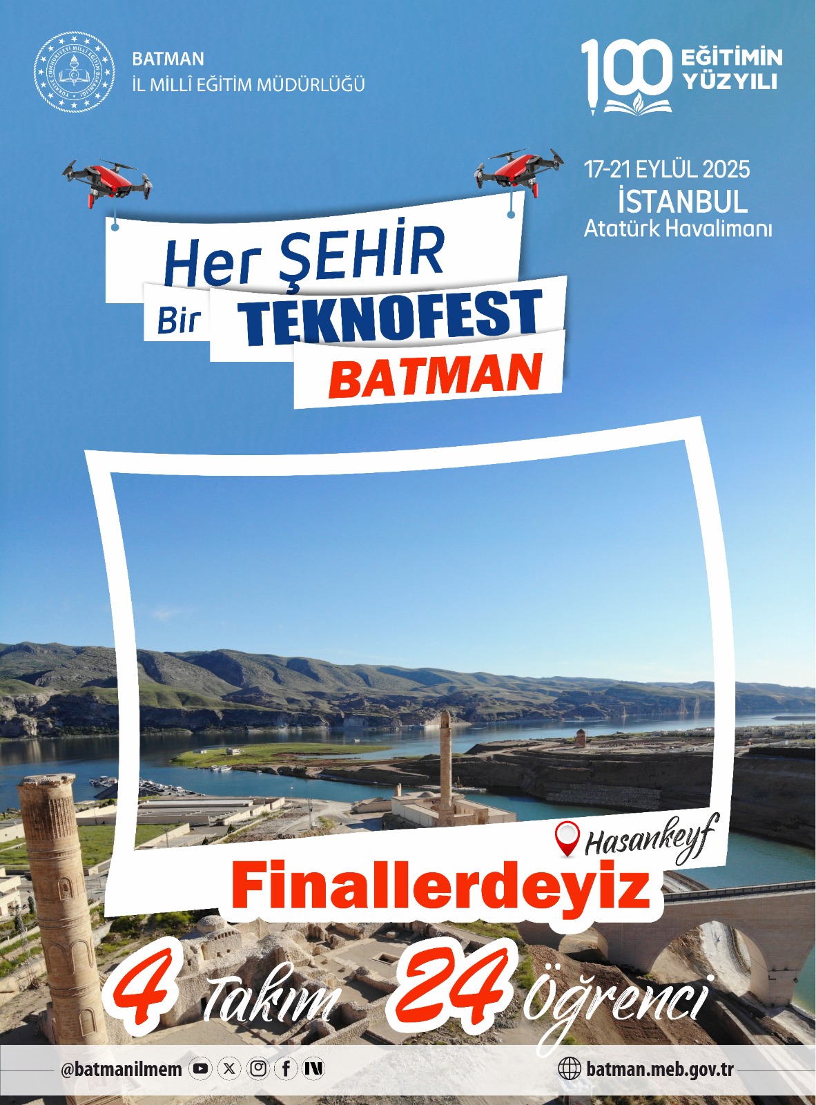 Batmanlı Öğrenciler TEKNOFEST 2025 Finallerinde