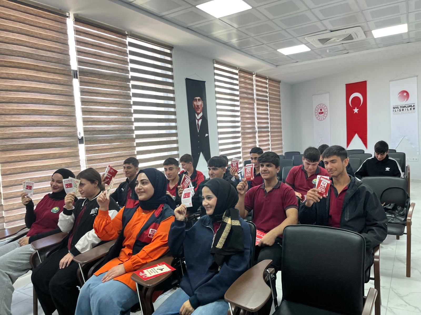 112 Acil Çağrı Merkezi’nden Öğrencilere Farkındalık Eğitimi