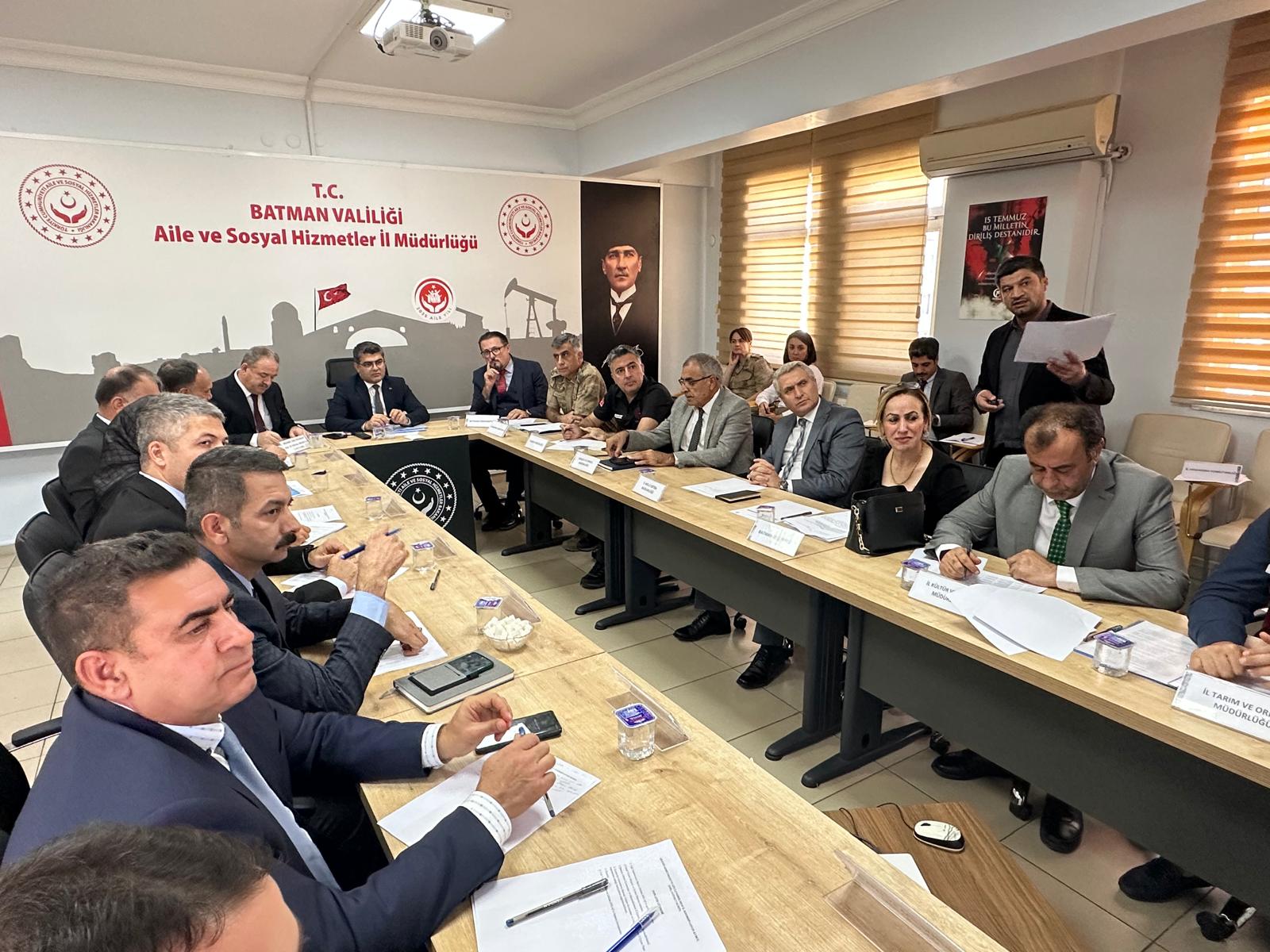 Batman’da Ailenin Korunması ve Güçlendirilmesi İl Koordinasyon Kurulu Toplantısı Gerçekleştirildi