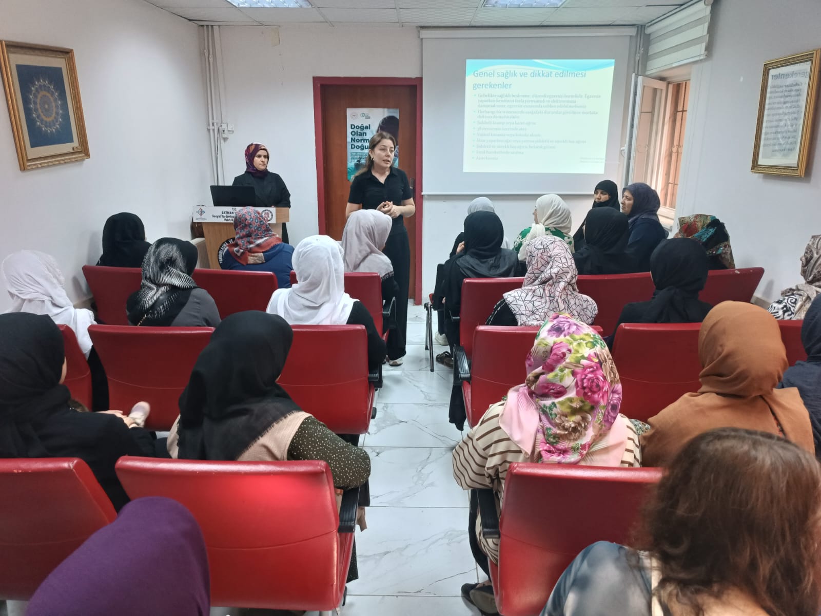 Batman’da ADEM Kursiyerlerine “Normal Doğum Planı” Eğitimi