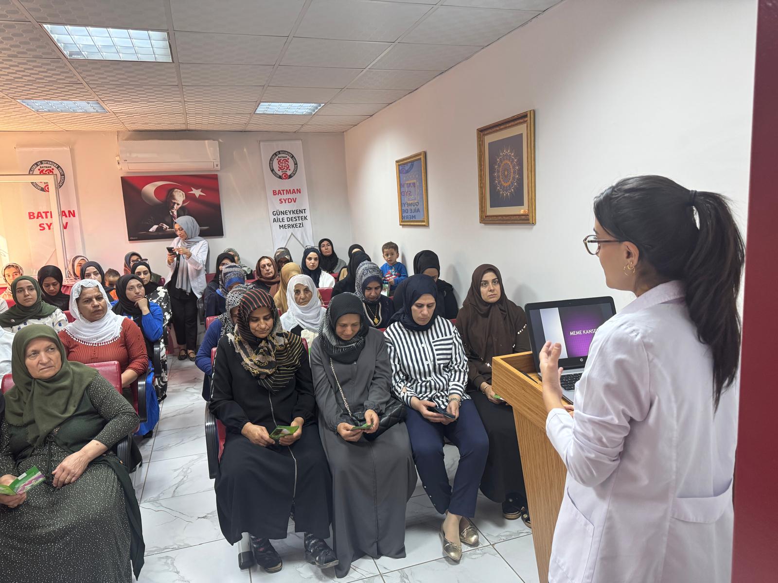 Güneykent ADEM’de Kadınlara Kanserden Korunma Eğitimi