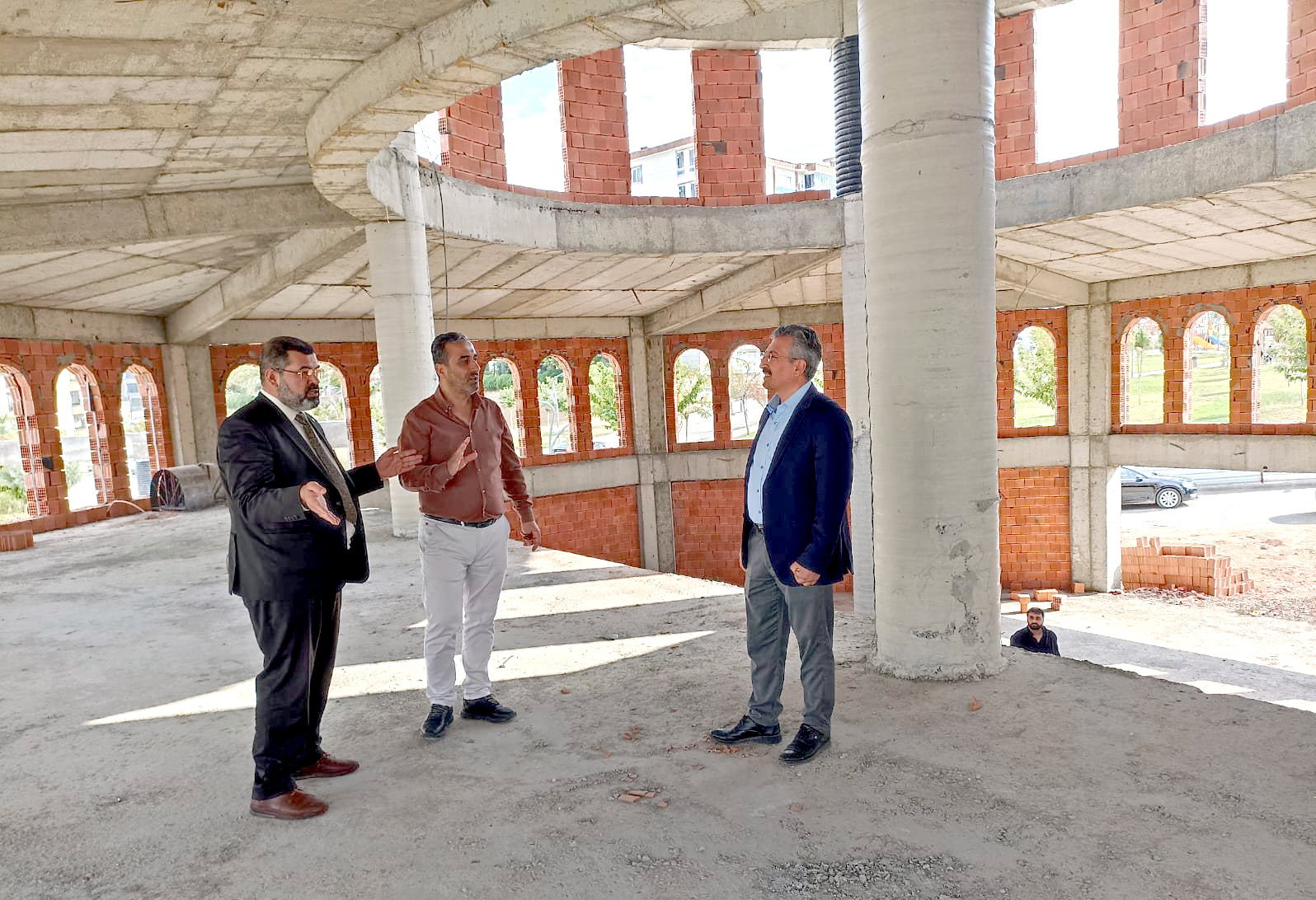 Hacı Ramazan Özcan Camii ve Külliyesi İnşaatına Ziyaret