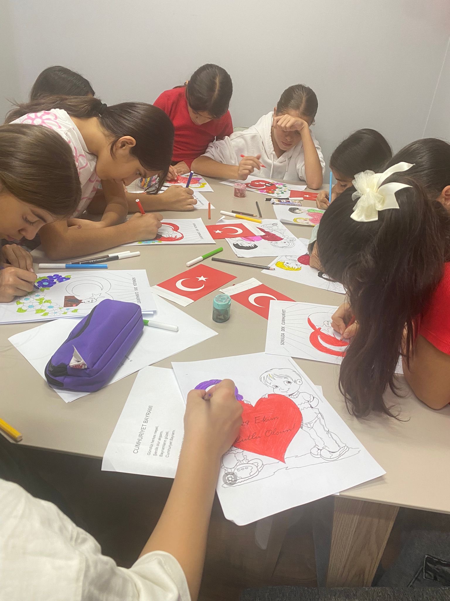 Cumhuriyet Coşkusu Çocukların Yüzünde Hayat Buldu