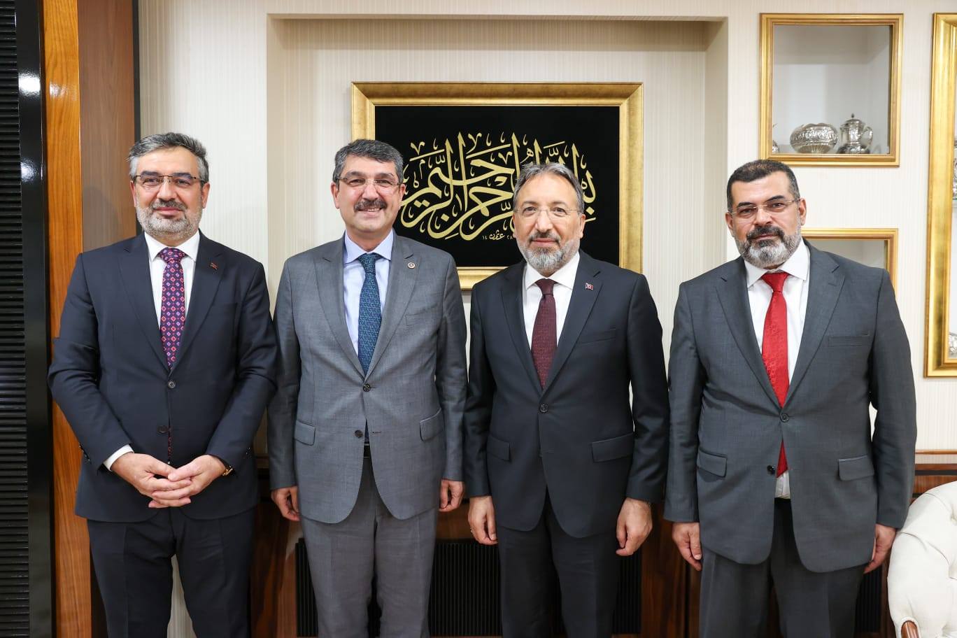 Batman Heyetinden Diyanet İşleri Başkanı Arpaguş’a Hayırlı Olsun Ziyareti