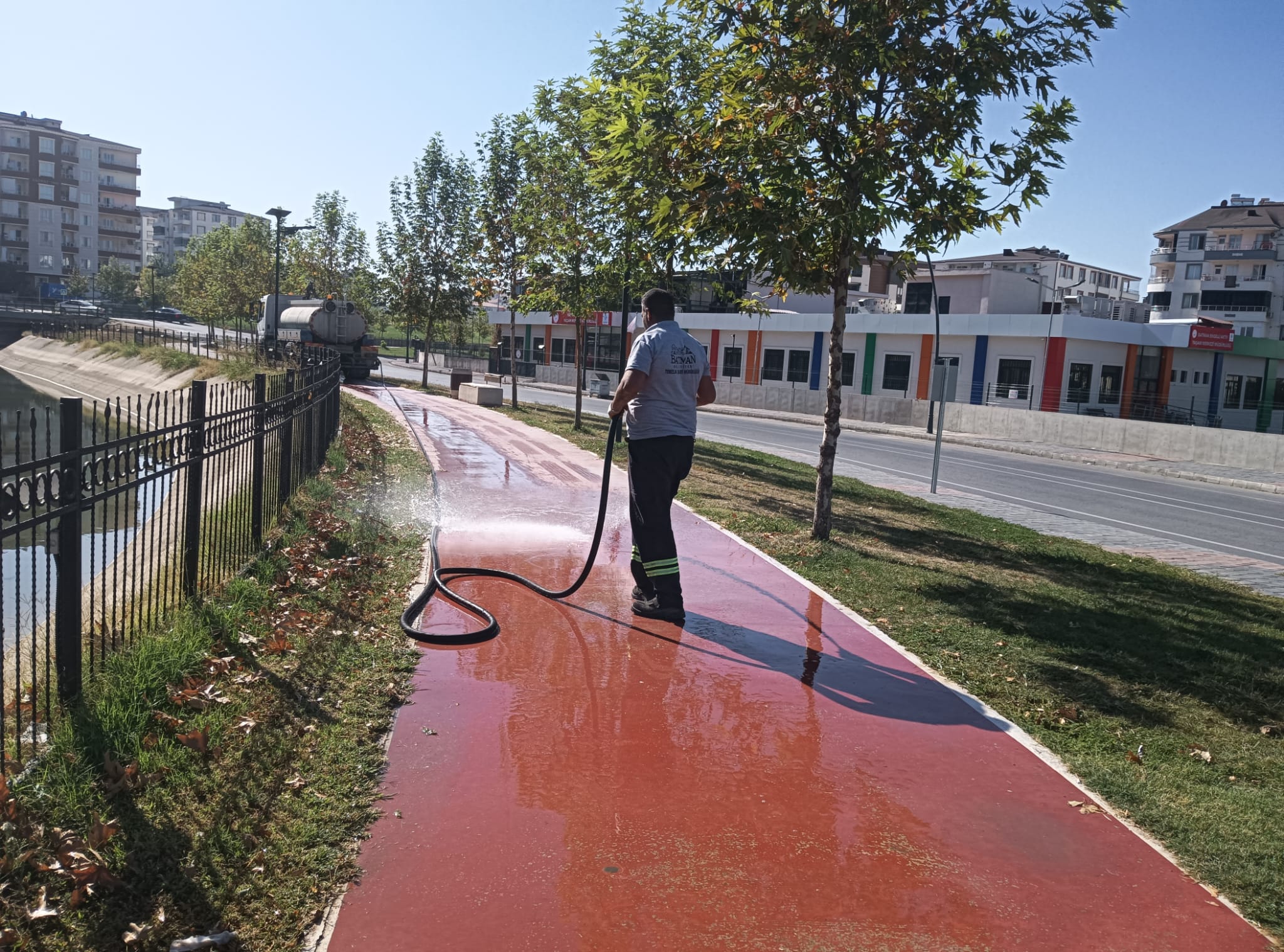 DSİ yürüyüş yolu tertemiz