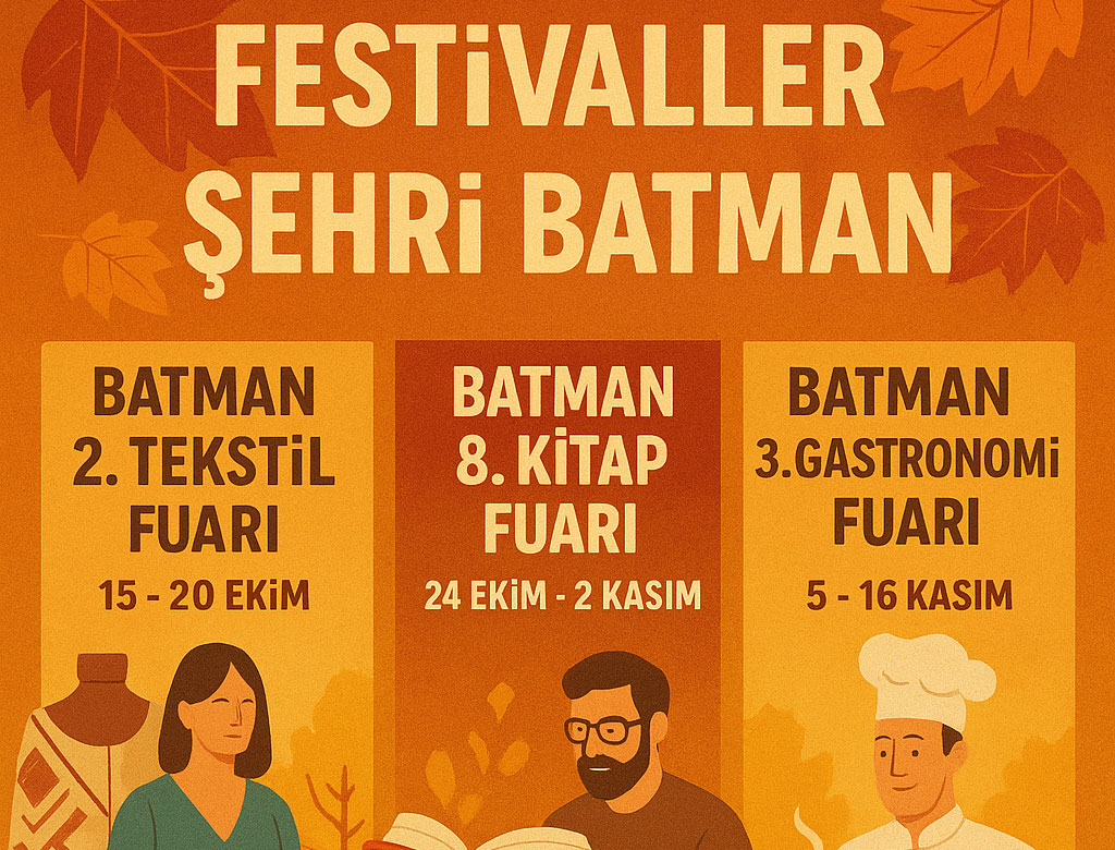 Batman, Sonbaharda “Festivaller Şehri” oluyor